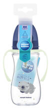 CANPOL BABIES Pretkoliku pudelīte EasyStart, 300ml, Sleepy Koala, 35/238_blu