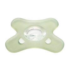 CANPOL BABIES 100% silikona knupītis, 0-6m, simetrisks, 1 gab., 24/001_gre