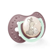 LOVI Silikona dinamiskais knupis, 3-6m, 2 gab., Night&Day, Girl, 22/914girl