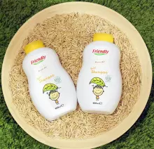 Friendly Organic Shampoo  Art.15728 matu un ķermeņa mazgāšanas līdzeklis mazuļiem, 400 ml