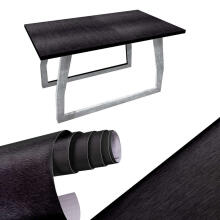 Ikonka Art.KX10163 Foil roll metallic brushed black 1,52x30m