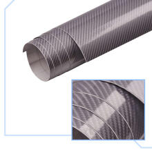 Ikonka Art.KX10273 Carbon 5D silver foil roll 1.52x18m