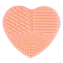 Ikonka Art.KX9758 Silicone heart washer for cleaning make-up brushes