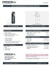 Ikonka Art.KX202 Baterijas Duracell Procell LR6 AA