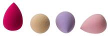 Ikonka Art.KX9759_1 Make-up application sponge set teardrop 4 pieces