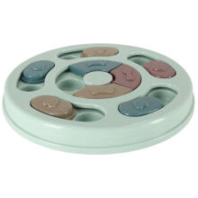 Ikonka Art.KX5769 Dog bowl slow eating puzzle toy blue