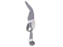 Ikonka Art.KX5714_1 Christmas gnome with beard grey 47cm