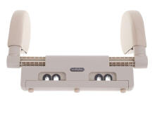 Ikonka Art.KX5705_1 Head and neck adjustable headrest beige