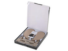 Ikonka Art.KX5705_1 Head and neck adjustable headrest beige