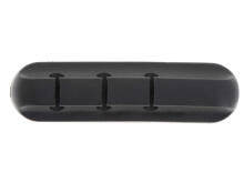 Ikonka Art.KX5693 Cable holder organiser 3 wire silicone black