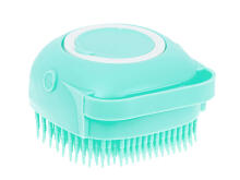 Ikonka Art.KX5626 Silicone brush for washing dogs cats blue