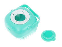Ikonka Art.KX5626 Silicone brush for washing dogs cats blue