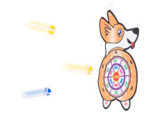 Ikonka Art.KX5615 Velcro dart game safe darts target corgi