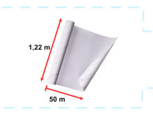 Ikonka Art.KX5516 Self-adhesive foil roll wallpaper veneer white marble - jazz 1,22x50m