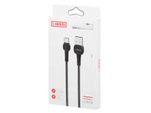 Ikonka Art.KX5328_1 L-BRNO Type-c fast charging cable black