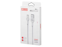 Ikonka Art.KX5327 L-BRNO Micro USB fast charging cable white