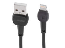 Ikonka Art.KX5326_1 L-BRNO Lightning fast charging cable black