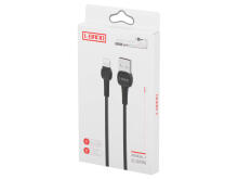 Ikonka Art.KX5326_1 L-BRNO Lightning fast charging cable black