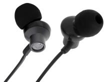 Ikonka Art.KX5323_1 L-BRNO wired earphones 3.5mm jack black