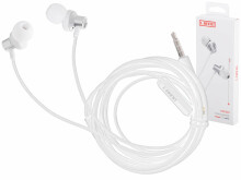 Ikonka Art.KX5321 L-BRNO Type-c wired in-ear headphones white