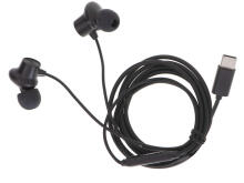 Ikonka Art.KX5321_1 L-BRNO Type-c wired in-ear headphones black