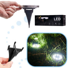 Ikonka Art.KX5255 Solar garden LED ground invasion lamp 12pcs
