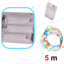 Ikonka Art.KX5254_2 LED decorative wire lights 5m 50LED multicolour