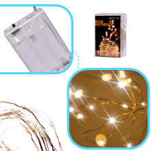 Ikonka Art.KX5253 LED decorative wire lights 10m 100LED warm white