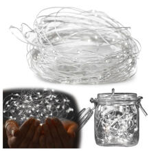 Ikonka Art.KX5253_1 LED decorative wire lights 10m 100LED cold white