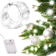 Ikonka Art.KX5253_1 LED decorative wire lights 10m 100LED cold white
