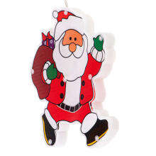 Ikonka Art.KX5244_3 LED kulonu gaismas Ziemassvētku rotājumi Santa ar dāvanām