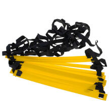Ikonka Art.KX5212 Coordination gymnastics training ladder yellow