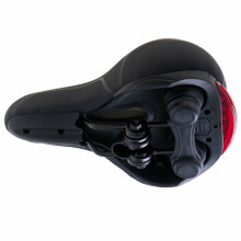 Ikonka Art.KX5059 L-BRNO Sports bike saddle comfortable foam elastic LED light