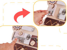 Ikonka Art.KX5372 LULILO sensory manipulation board MISIAO
