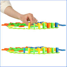 Ikonka Art.KX5267 Educational game dominoes aeroplane with launcher