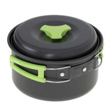 Ikonka Art.KX4989 Tourist dinnerware set camping pot frying pan XL