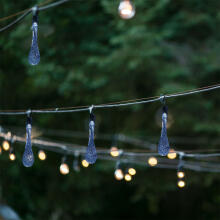 Ikonka Art.KX4967_1 Solar icicle garden lights 6.5m 30LED cold white