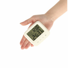 Ikonka Art.KX4961 Higrometras Laikrodis Kambario termometras Drėgmės matuoklis LCD