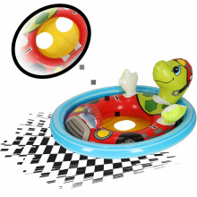 Ikonka Art.KX4958_1 INTEX 59570 children's swimming pontoon wheel turtle