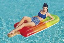 Ikonka Art.KX4954 BESTWAY 43161 Ice inflatable mattress on a stick 185cm
