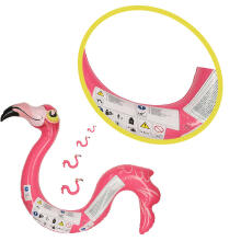 Ikonka Art.KX4929 Inflatable pool noodle float flamingo 131cm