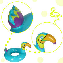 Ikonka Art.KX4927 Piepūšamais bērnu peldēšanas riņķis Toucan 70cm