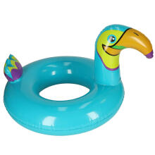 Ikonka Art.KX4927 Piepūšamais bērnu peldēšanas riņķis Toucan 70cm