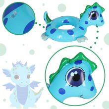 Ikonka Art.KX4926 Inflatable dinosaur swimming wheel 50cm