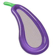 Ikonka Art.KX4925 Inflatable mesh mattress aubergine 240cm