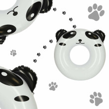 Ikonka Art.KX4919_2 Children's swimming ring 80cm panda