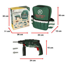 Ikonka Art.KX4883 Drill workshop tools in backpack 27el.