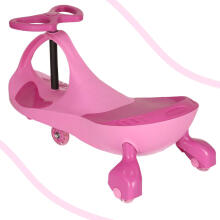 Ikonka Art.KX4880 Gravity roller coaster glowing LED wheels pink