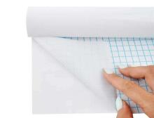 Ikonka Art.KX4877 Self-adhesive dry-erase board 45x200 + markers