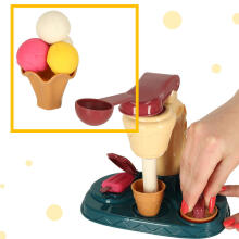 Ikonka Art.KX4867 Ice cream maker for children pastry mash piggy bank